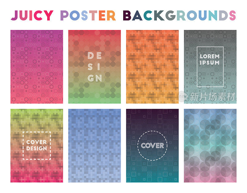 Juicy Poster Backgrounds.